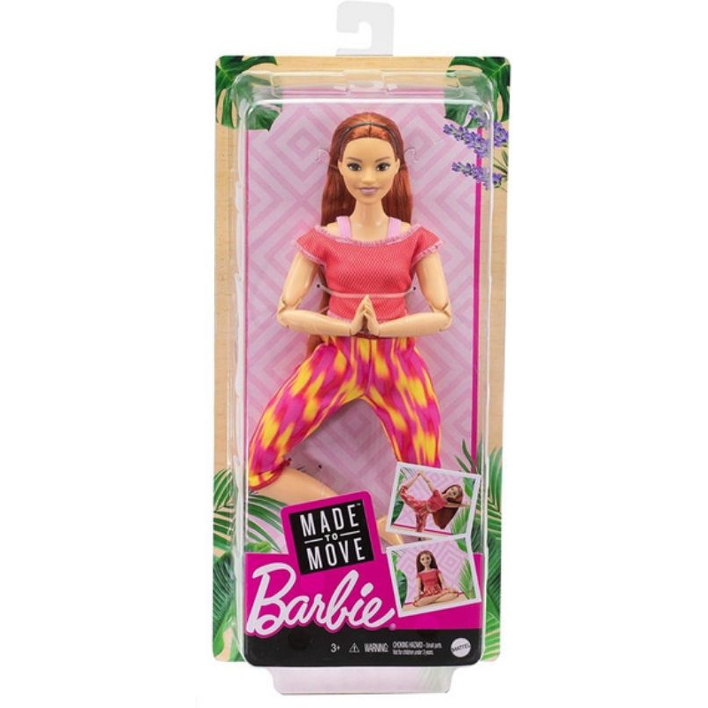 Barbie Made To Move Doll - Tall Yoga