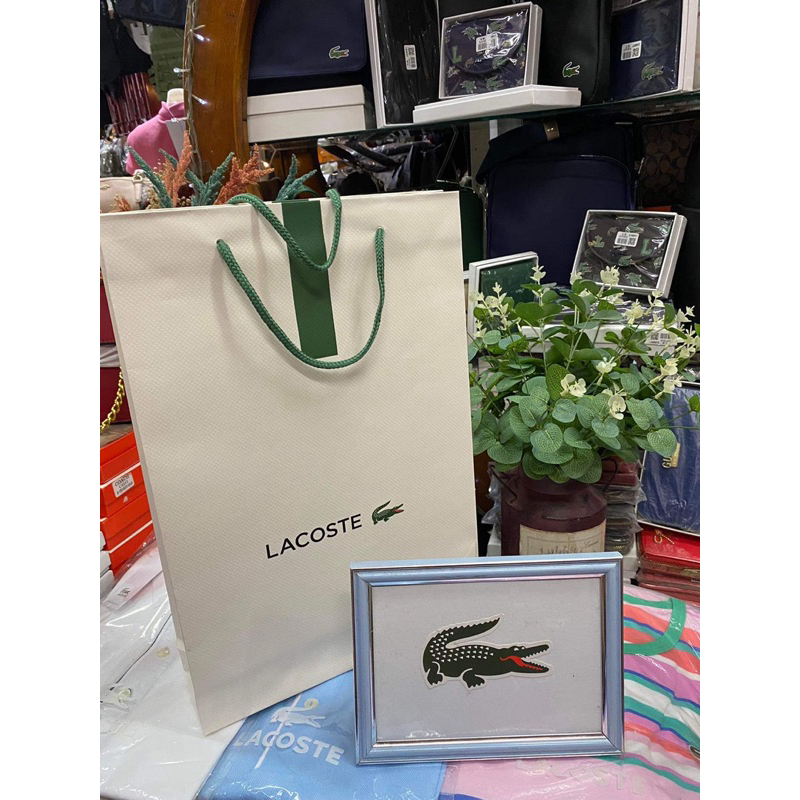 Lacoste paper clearance bag