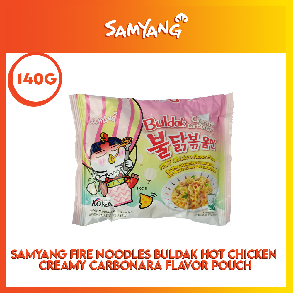 Shop Samyang Buldak Cream Carbonara Hot Chicken Flavour Ramen, 140g
