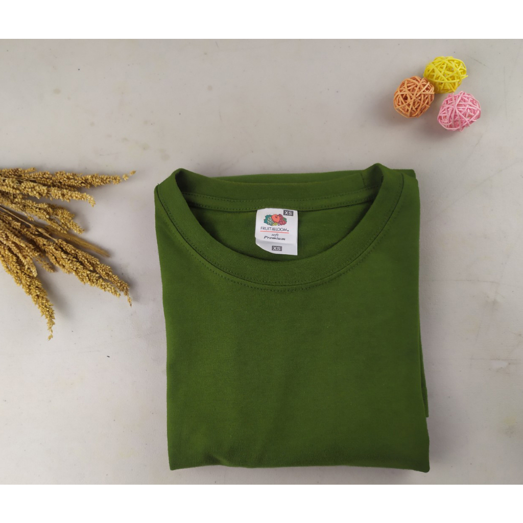 Hanes or fruit of the 2025 loom olive drab t shirts