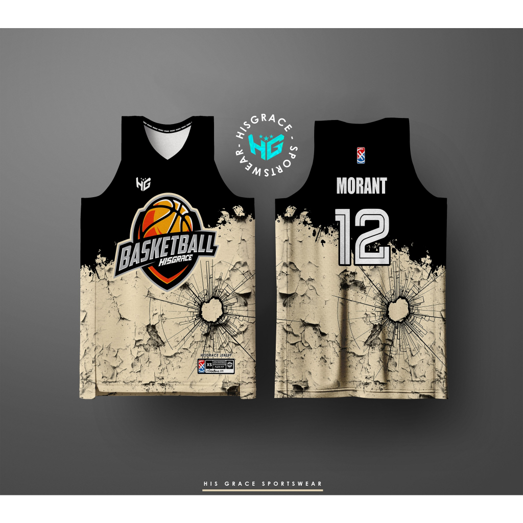 GRIZZLIES MORANT HISGRACE FULL SUBLIMATION JERSEY