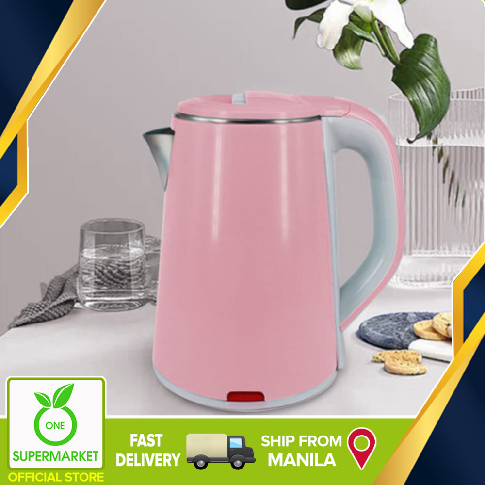 HOT One Supermarket Scarlett Wireless Electric Kettle 1.8L (Silver