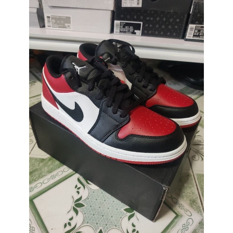 Jordan 1 Low Bred Toe