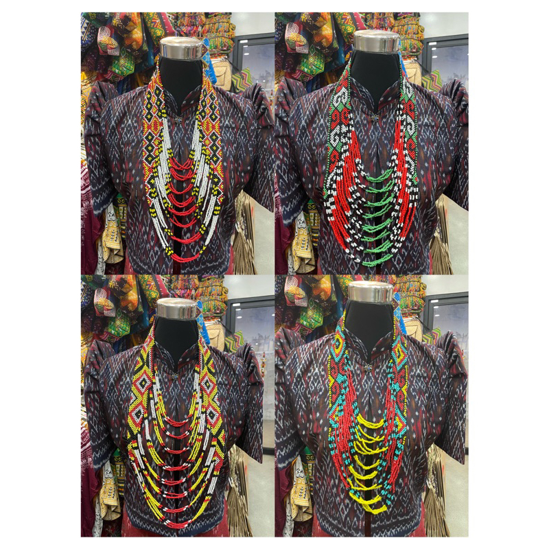 8 Layers Lumad T'boli beaded necklace / Ethnic Accessories