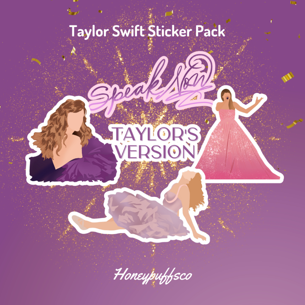 Speak Now Sticker Pack - Taylor Swift | Pin