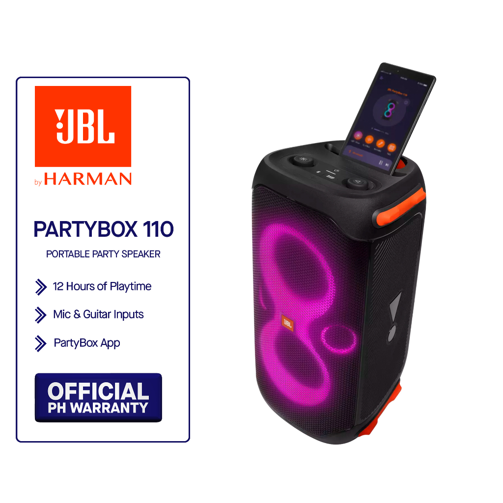  JBL PartyBox On-The-Go Powerful Portable Bluetooth Party  Speaker with Dynamic Light Show & Wireless Two Microphone System with  Dual-Channel Receiver : Electronics
