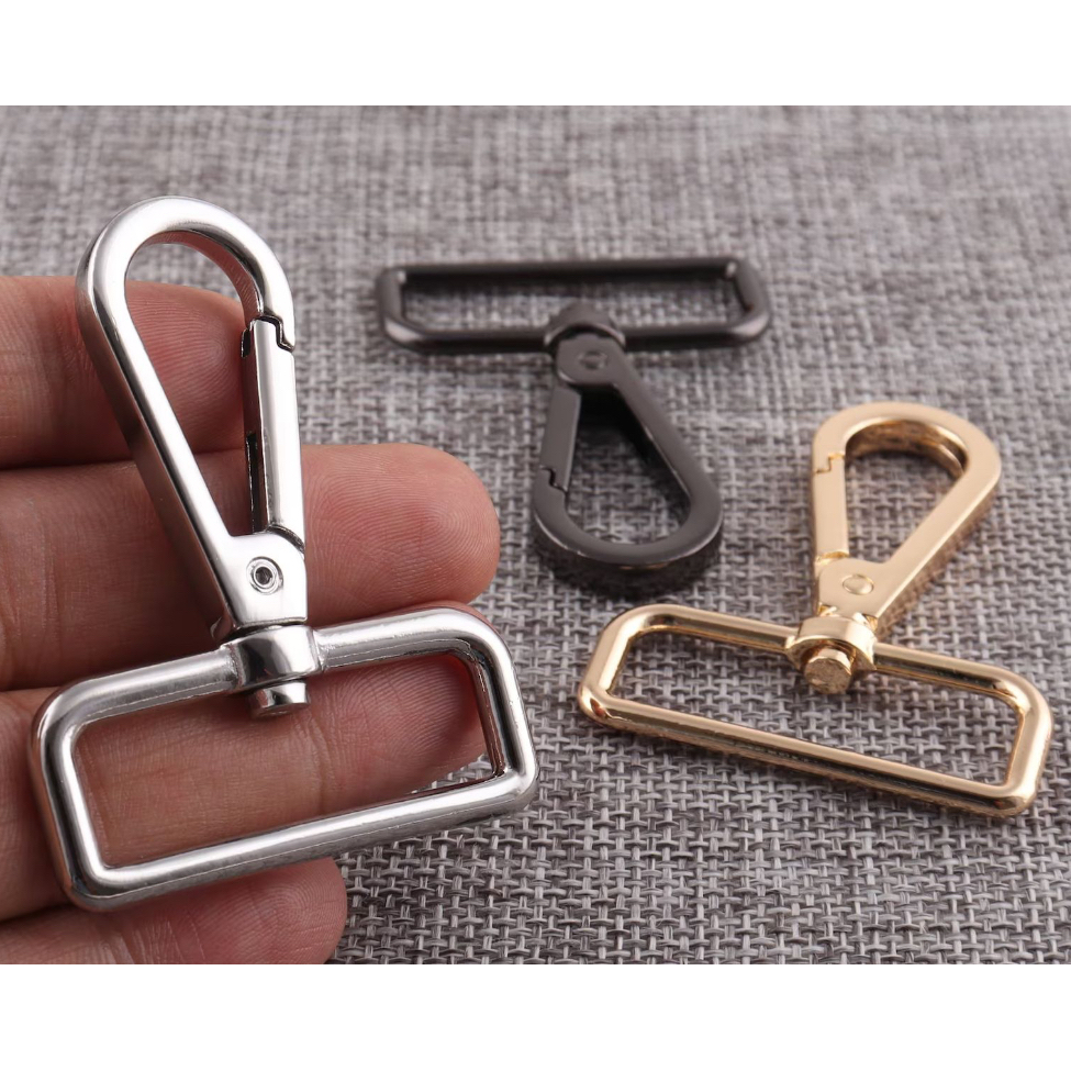 2pcs Rectangle THICK Swivel Hook metal Craft DIY Bag Accessories
