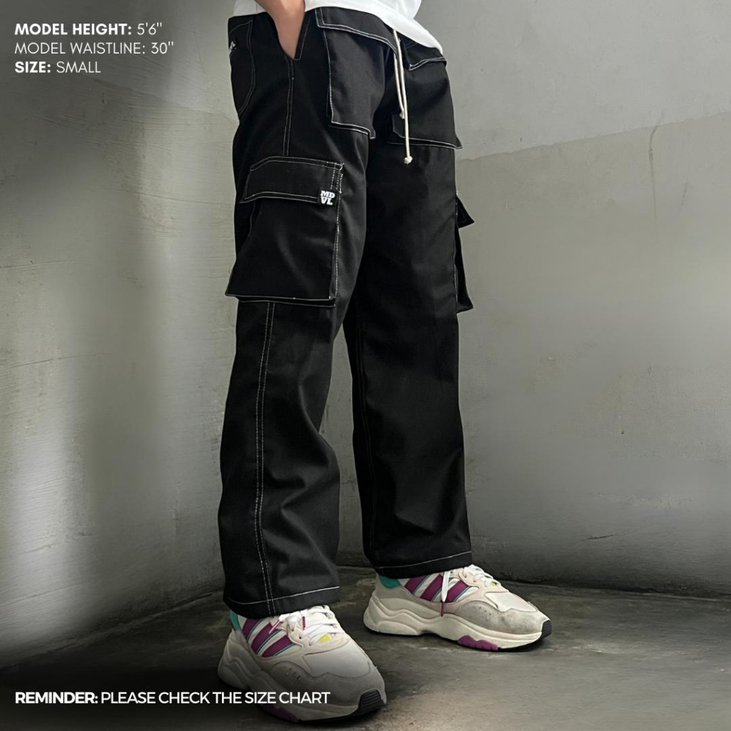 Baggy Double Pocket Cargo Pants