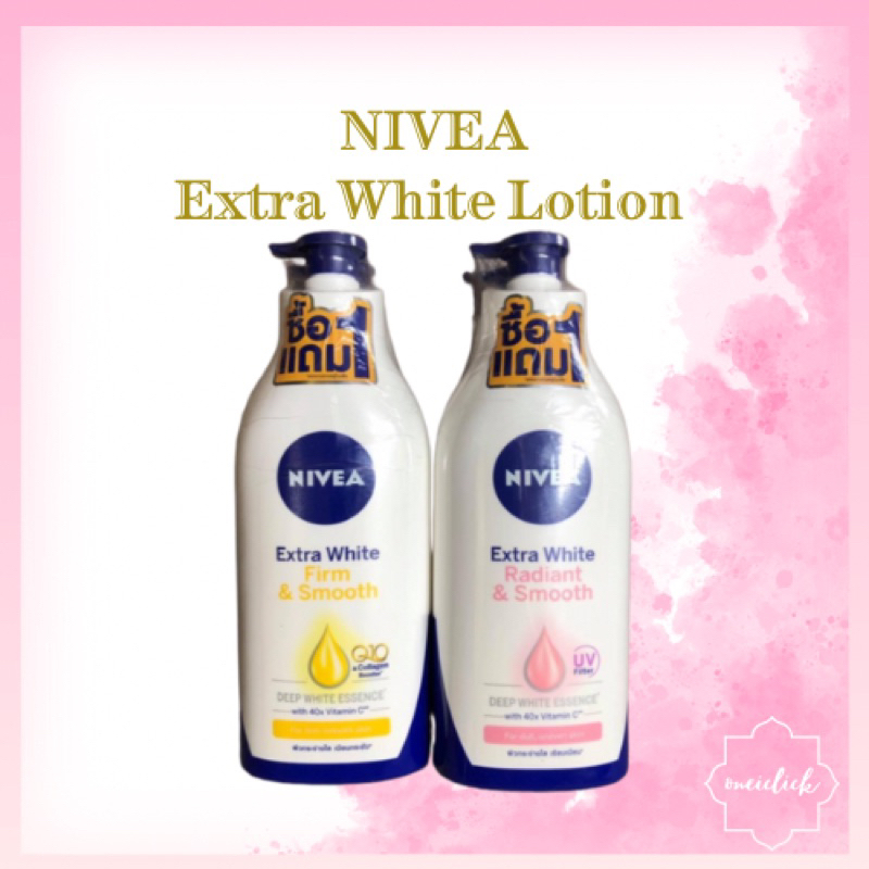 NIVEA Extra White Radiant & Smooth Lotion 600ml[onhand]