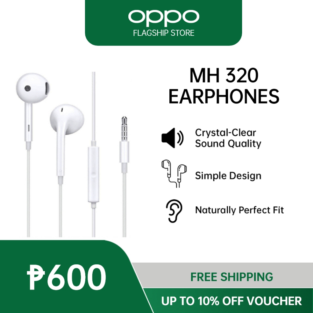 OPPO Original Authentic MH 320 Headset Wired Earphones w 3.5mm