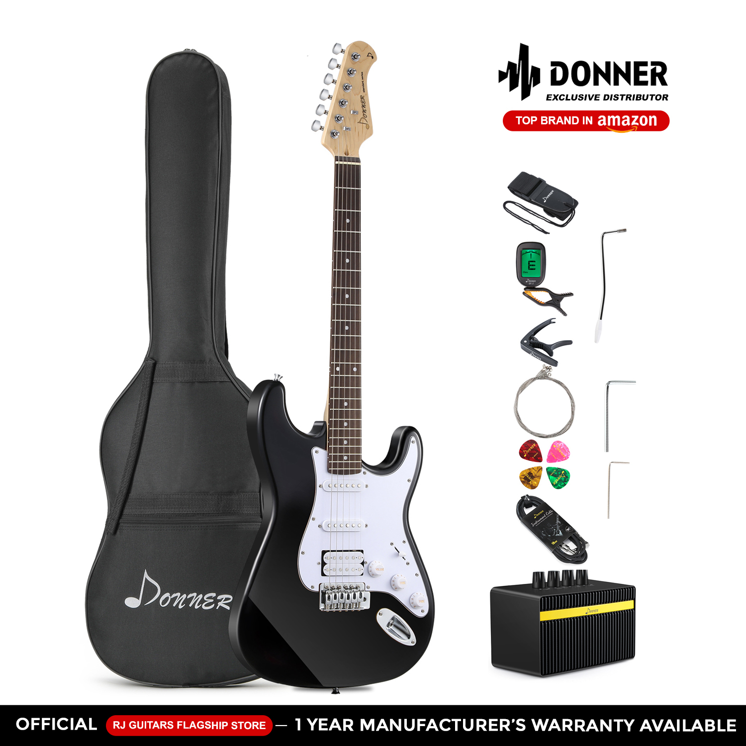 Beginner electric deals guitar package