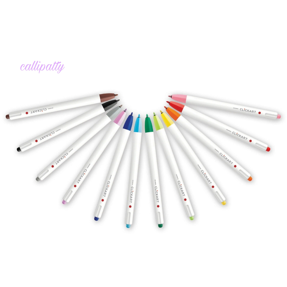 Zebra ClickArt Retractable Marker Pen 36 Colors WYSS22-36C-N Japan