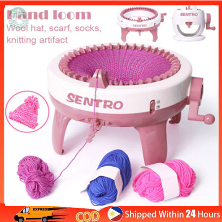 White Tiger Knit Sentro Knitting Machine, 48 Needles Knitting Loom
