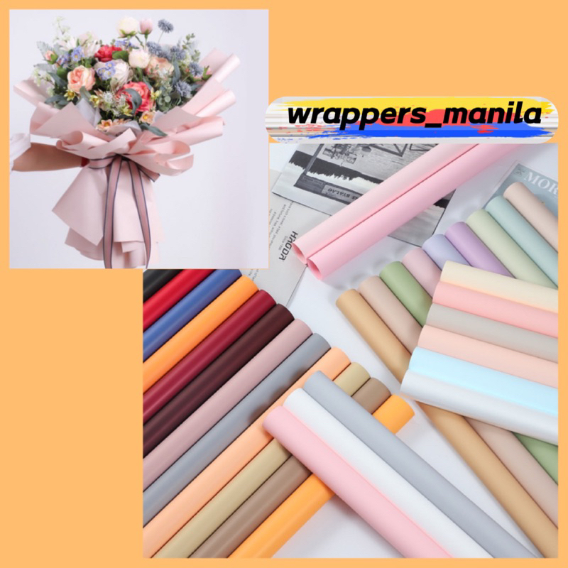 2 Tone Colors Two Sides Waterproof Wrapper Korean Style Mini Bouquet Flower  Wrapping Paper - Buy Flower Paper,Mini Bouquet Flower Paper,2 Colors Two