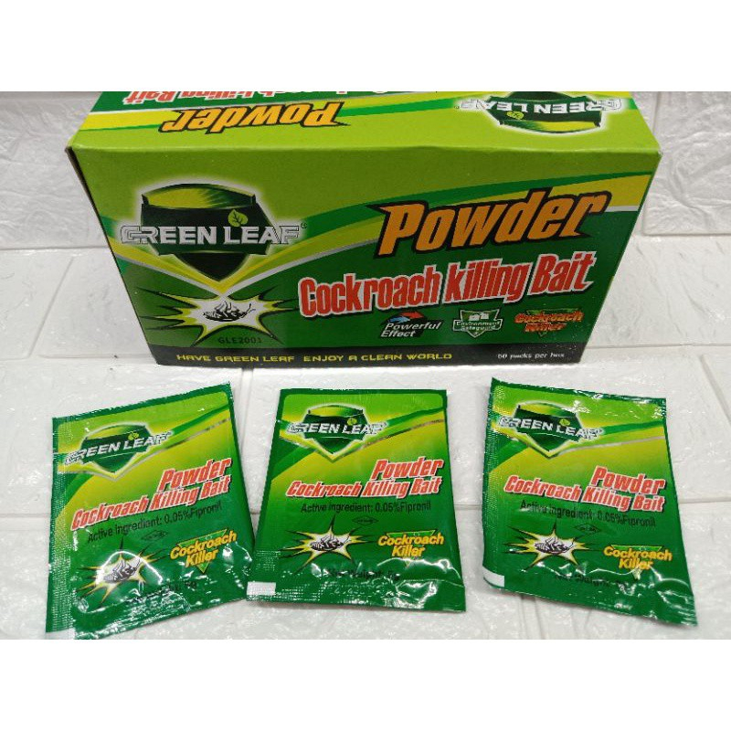 5pcs or 10pcs Greenleaf Powder Cockroach Killing Bait