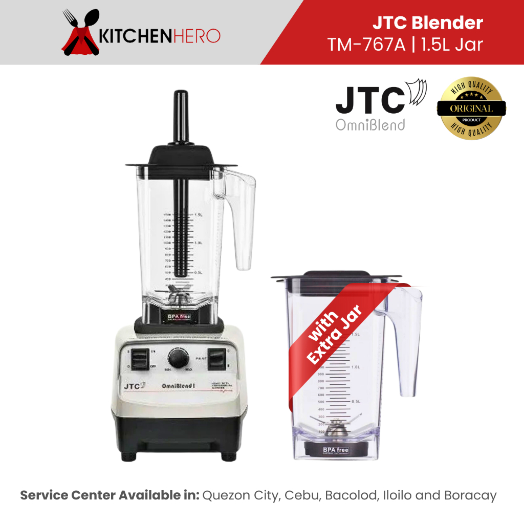 JTC TM 767A Omniblend 1 Heavy Duty Commercial Blender 1.5L Grey