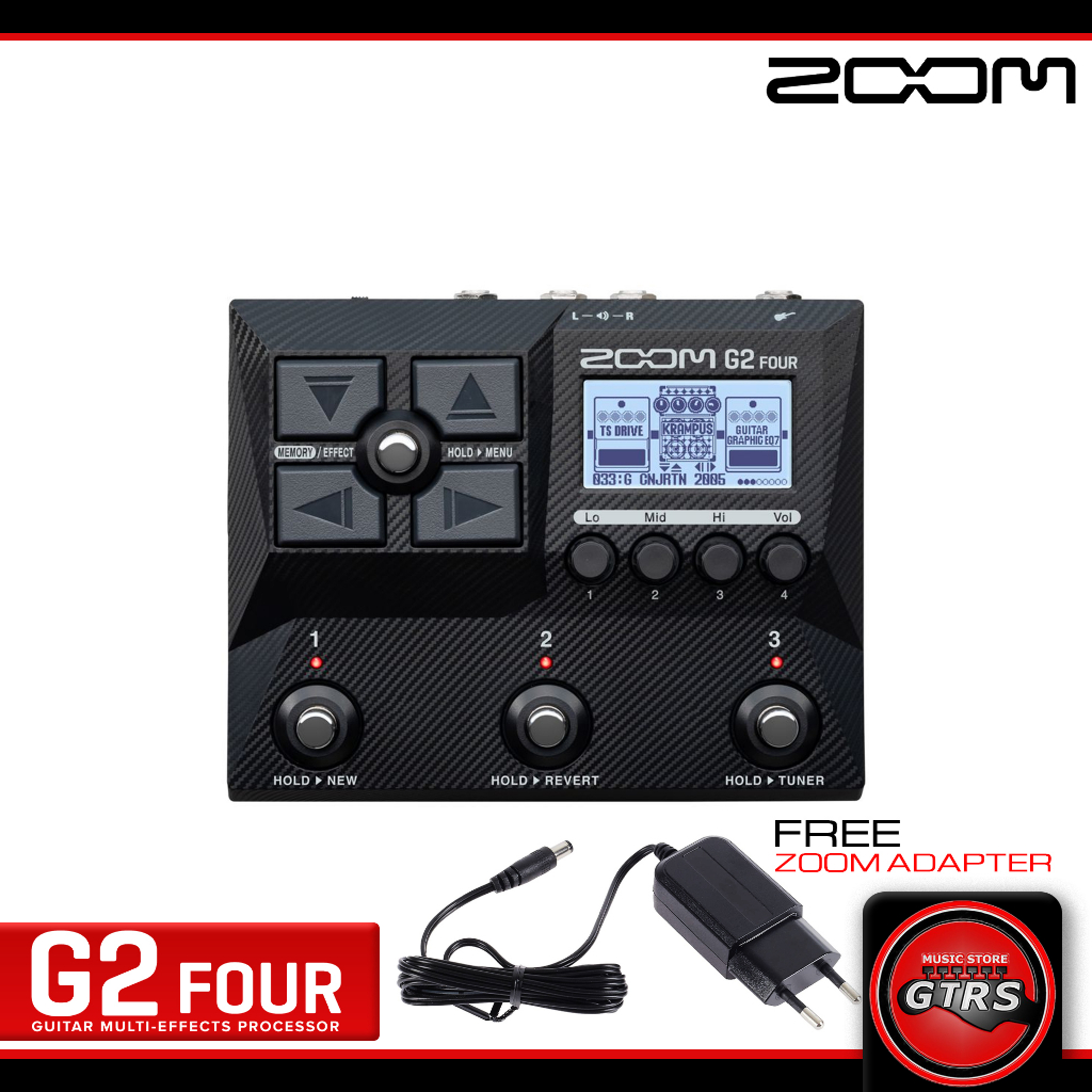 ZOOM G2 FOUR / G2X FOUR ギターエフェクター G2FOUR & G2X FOUR