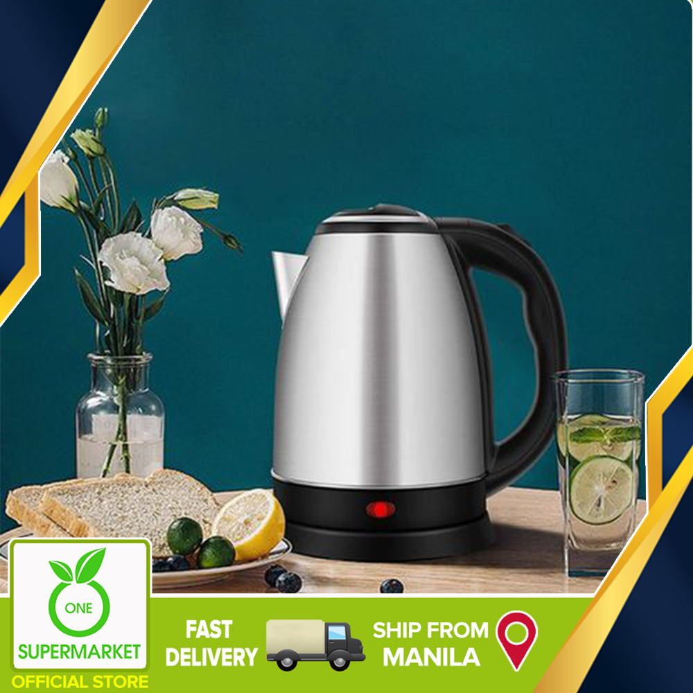 HOT One Supermarket Scarlett Wireless Electric Kettle 1.8L (Silver