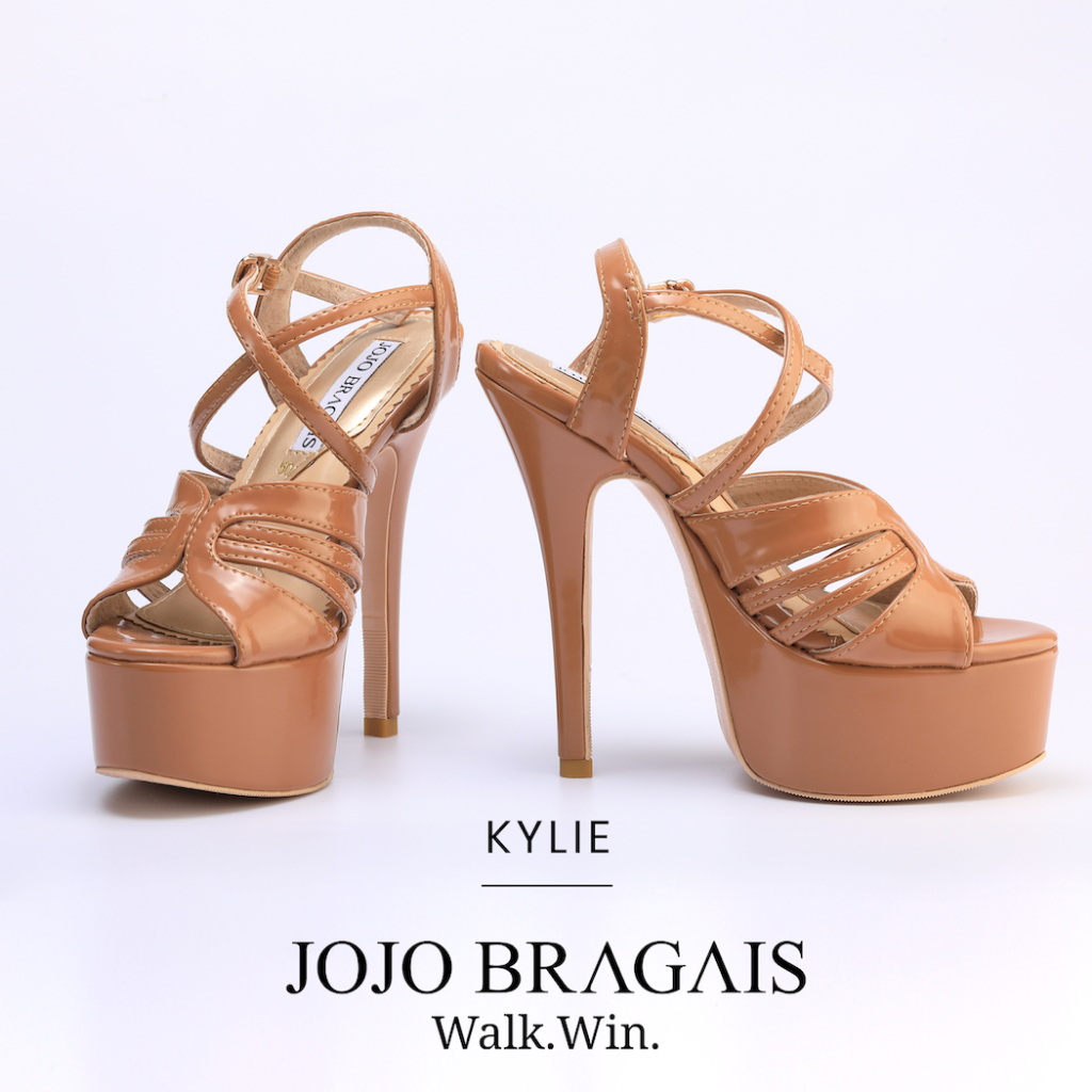 Jojo Bragais Pageant Shoes Kylie Caramel 5