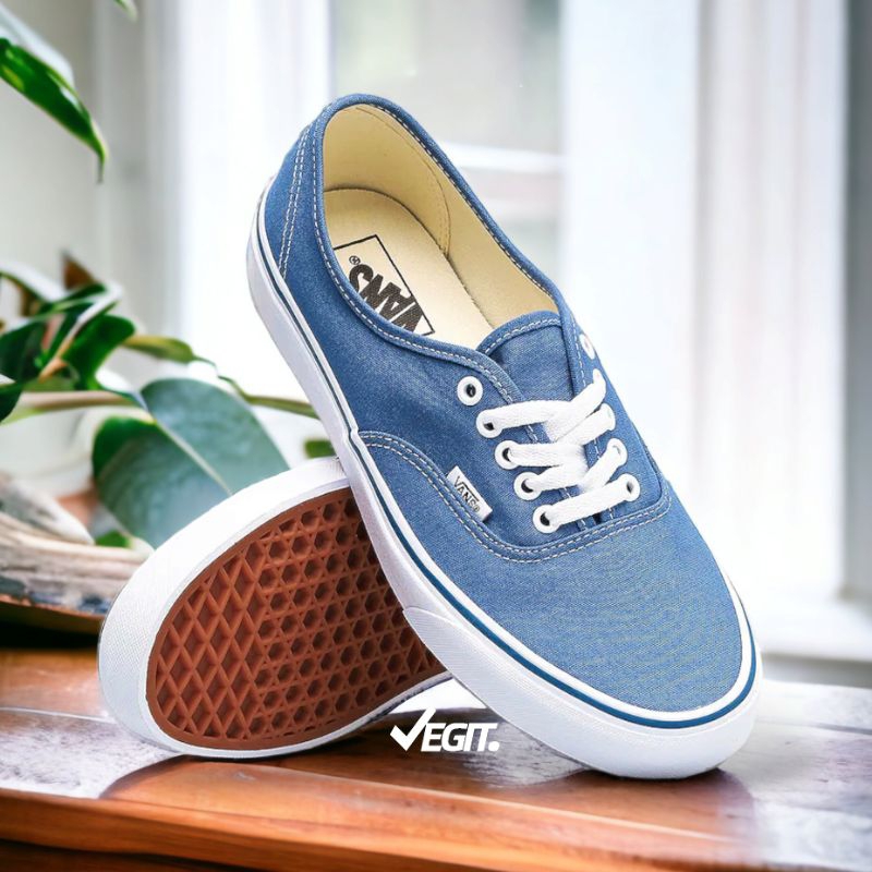 Authentic navy blue vans sale