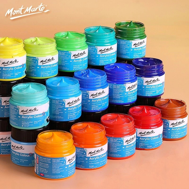 Mont Marte acrylic paint 300ml for painting, coloring and crafting