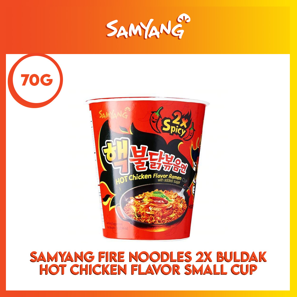 Samyang - Hot Chicken Flavour Ramen Buldak 2X Spicy ( Cup)