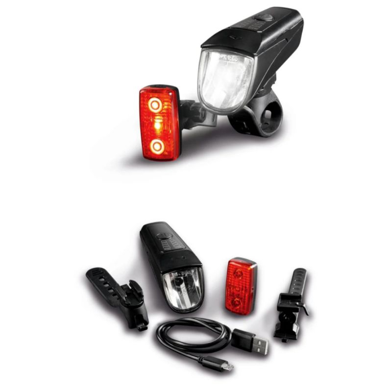 Crivit led best sale bike light set