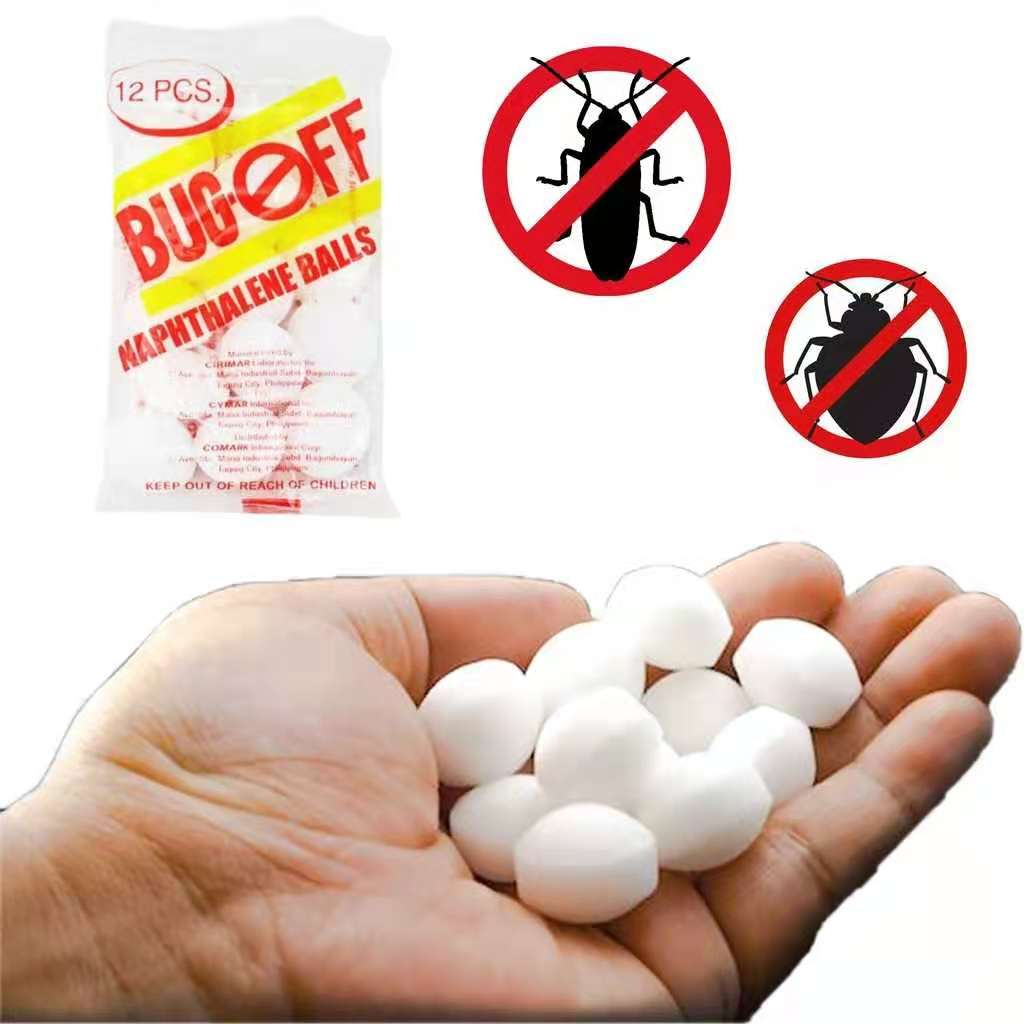 144 Pcs Naphthalene Balls Alcampor Fresh Smell Moth Balls