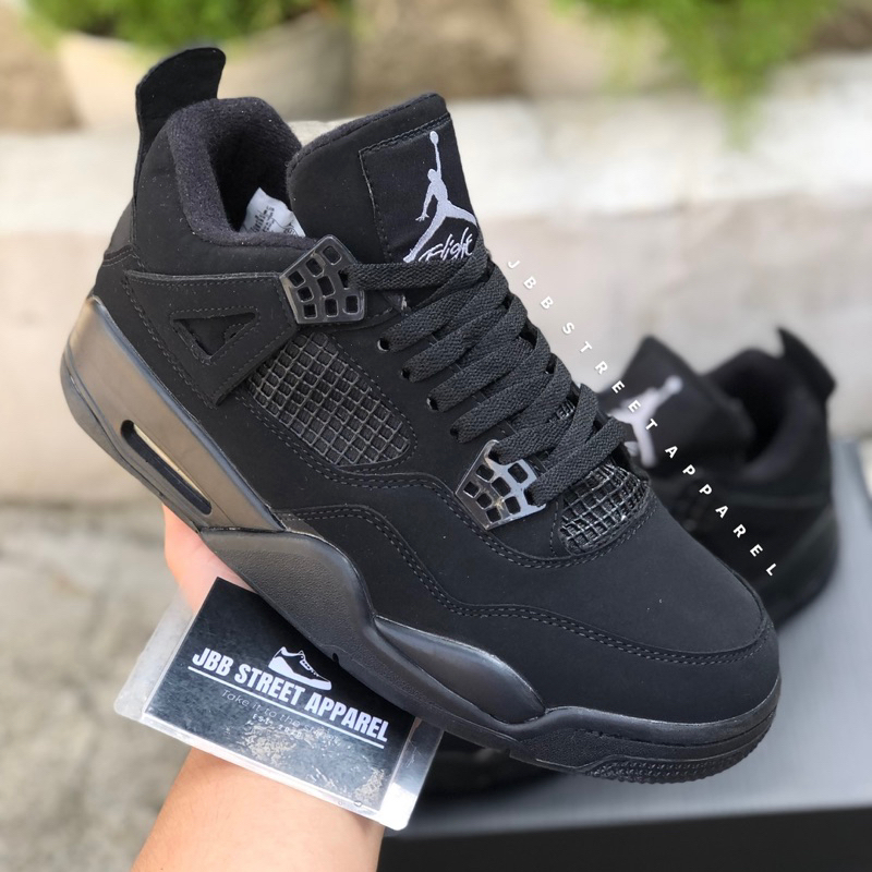 Midcut casual shoes Black Cat Jordan 4 HIGHEST QUALITY Basketball shoes For Men Women