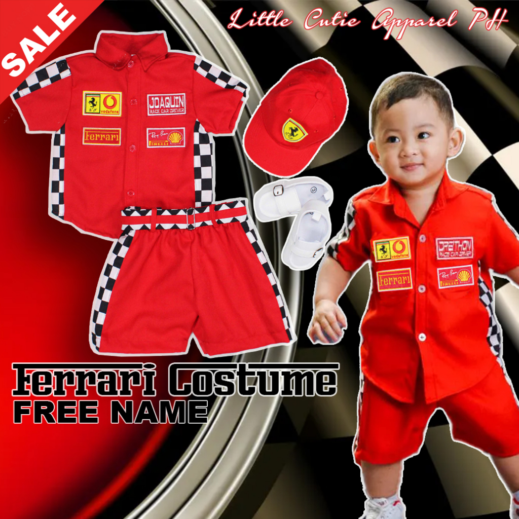 Ferrari outfits store for toddlers