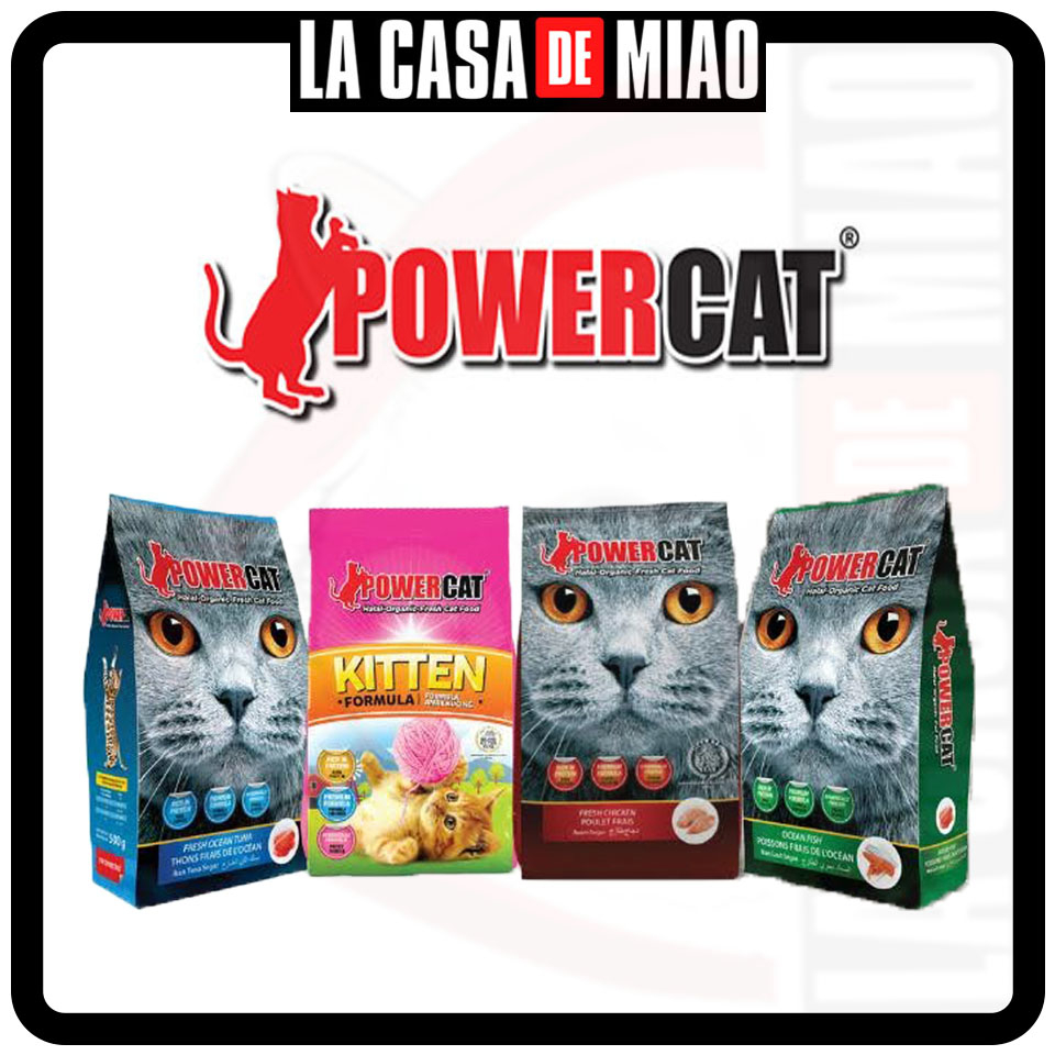 Powercat Original Packaging Organic Halal Dry Cat Food La Casa