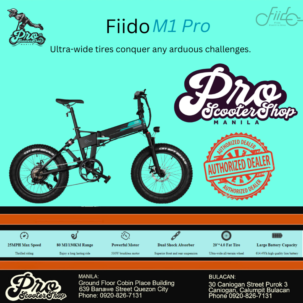 Fiido m1 folding electric hot sale bike