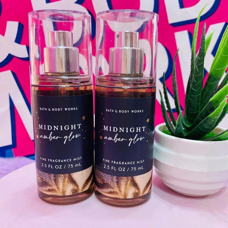 Midnight Amber Glow Travel Size Fine Fragrance Mist | Bath and Body Works