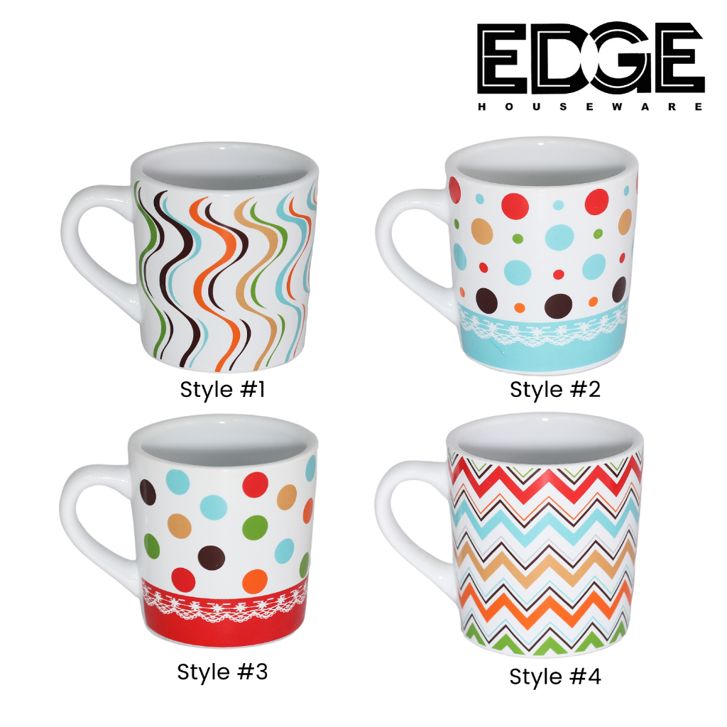 Edge Ceramic Soup Bowl set of 6 White Bowls – Rampage City