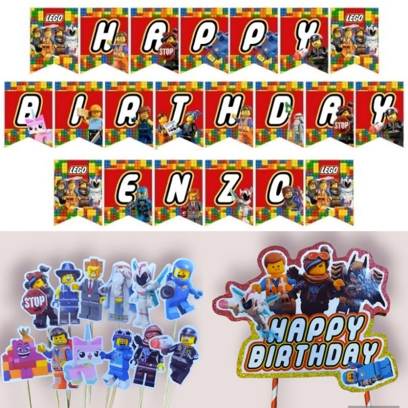 Lego cake topper party city 2025