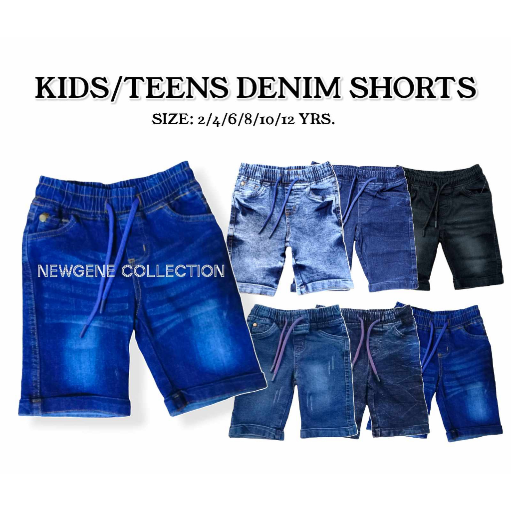 Summer Children Shorts Girls Denim Shorts Fashion Girl Short Blue Jeans  Children Pants Girls Shorts Teenage Clothes 8 10 12 14 Y