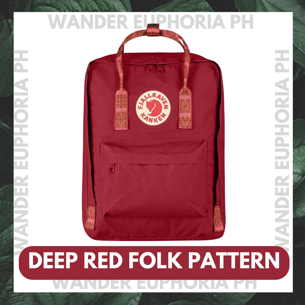 Deep red clearance kanken