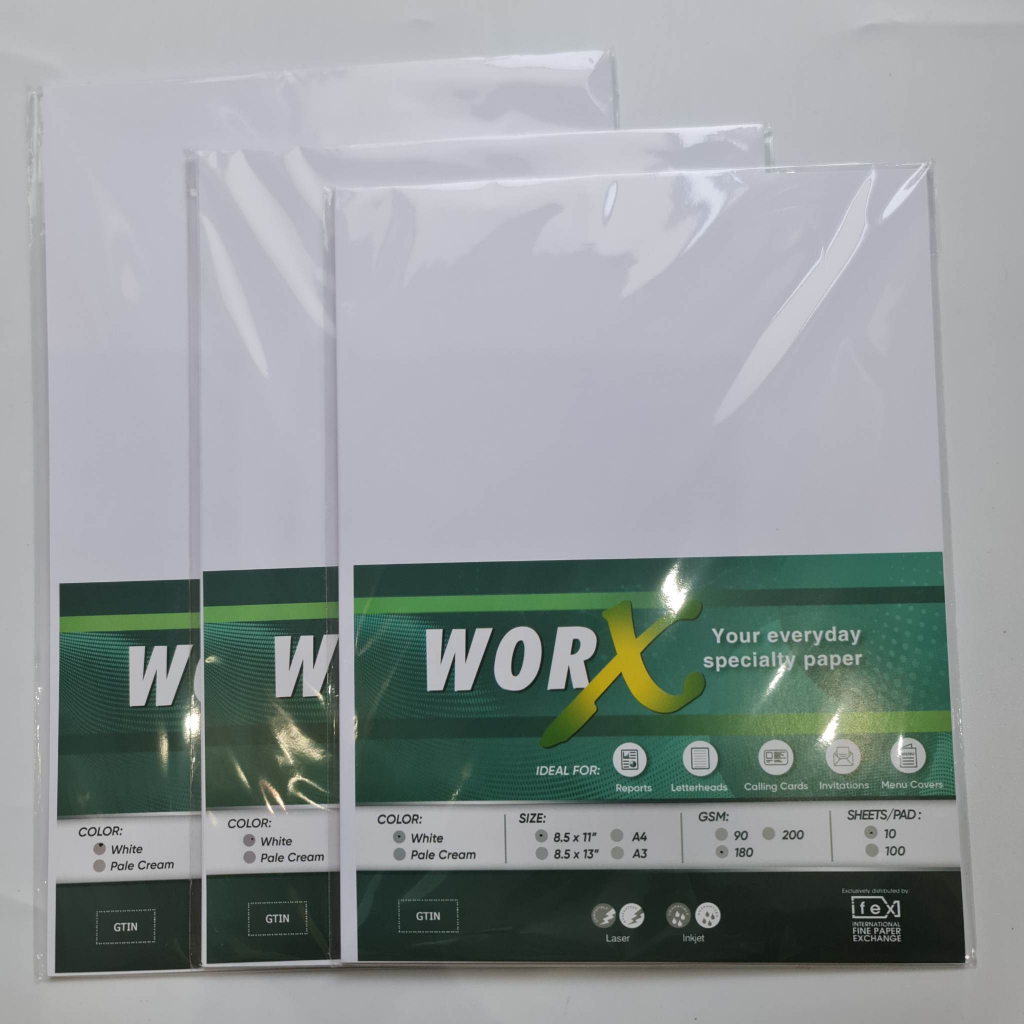 WORX BOARD PAPER 180 GSM VELLUM Shopee Philippines