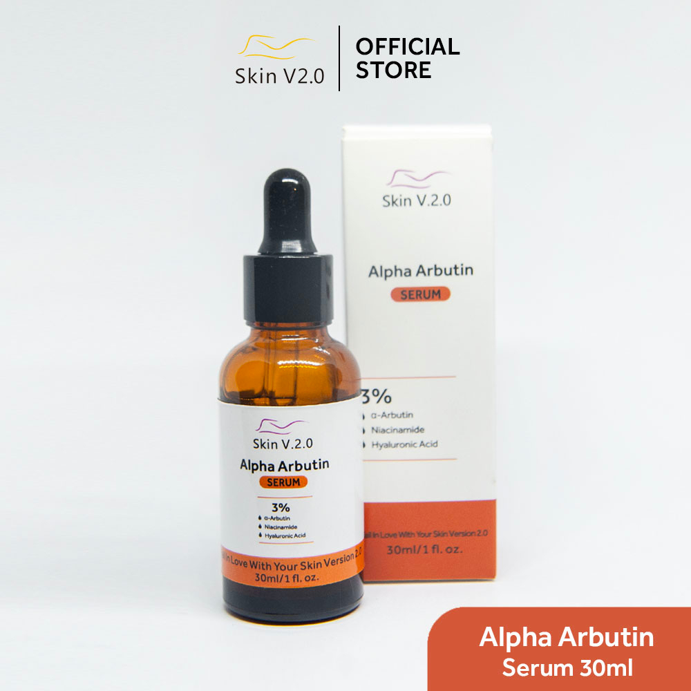 Skin V2.0 Alpha Arbutin Brightening Serum 3 Hyaluronic Acid