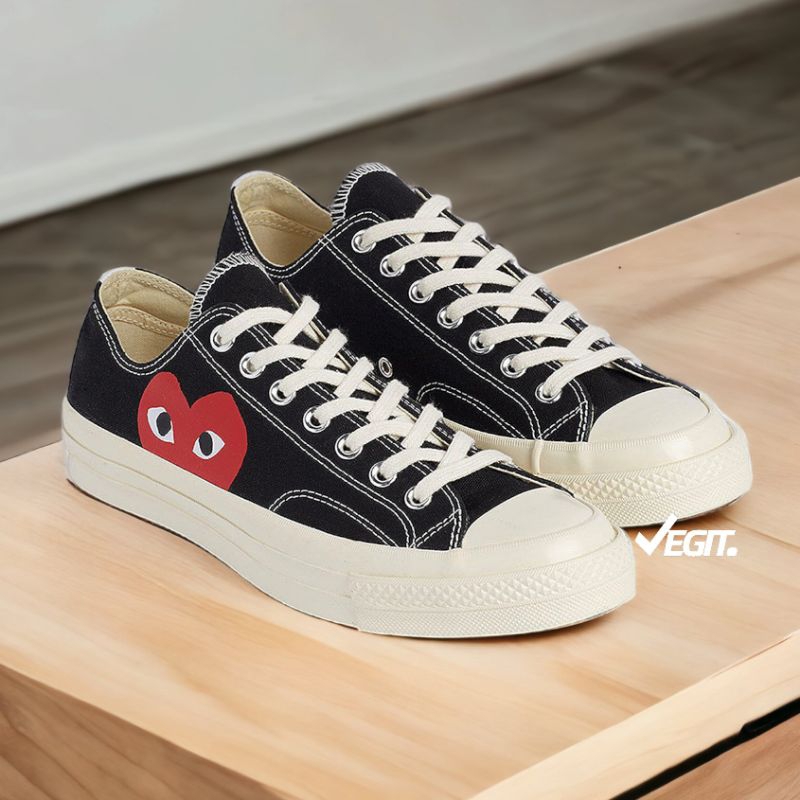 Cdg low top clearance white