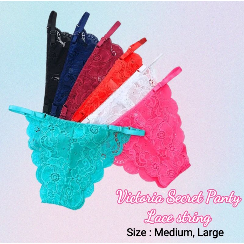 5in1 Vlctoria Secret Lace Panty size: Medium/Large