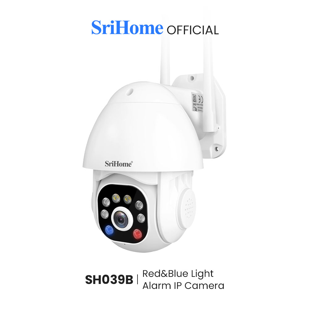 srihome sh027 wireless ip outdoor camera 1296p night vision ip66