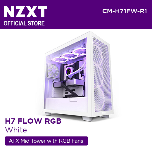  NZXT H5 Flow RGB ATX Mid-Tower PC Gaming Case with NZXT C850  850W Fully Modular 80+ Gold PSU : Electronics