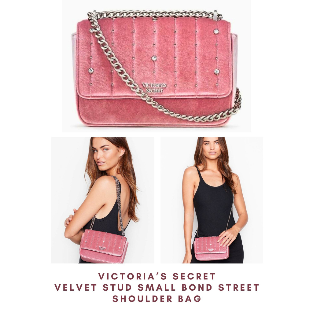 Victoria's secret velvet tote hot sale