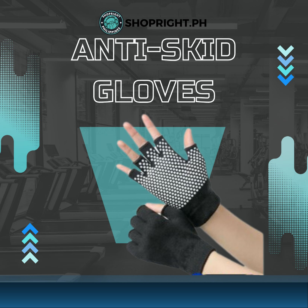 Yoga Gloves Sports Anti-Slip Half Finger Riding Gloves Yoga Aids
