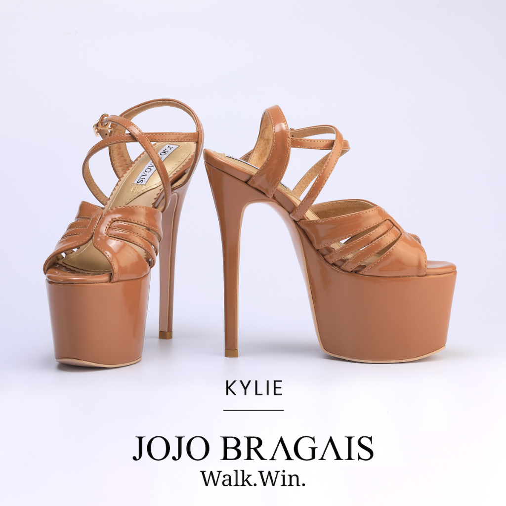 Jojo Bragais Pageant Shoes Kylie Caramel 6.5