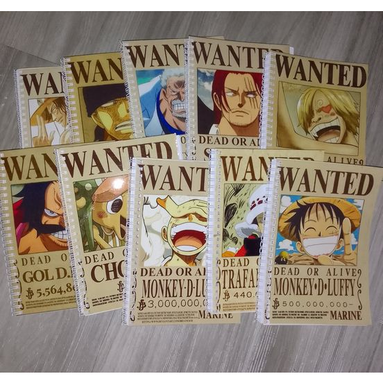 A5 ONE PIECE NOTEBOOK | Shopee Philippines