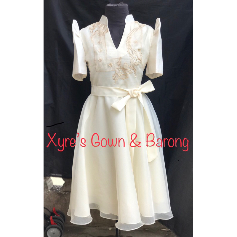 Filipiniana balloon sale gown