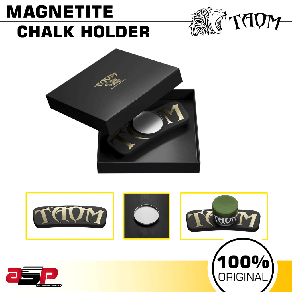 TAOM MAGNETITE CHALK HOLDER WITH CUP - Billiard Accessories