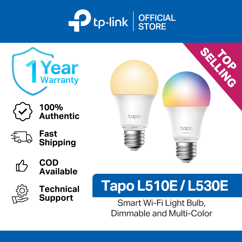 TP-Link Tapo L530E - Pack 2 Bombillas LED Wi-Fi colores 8,7 W